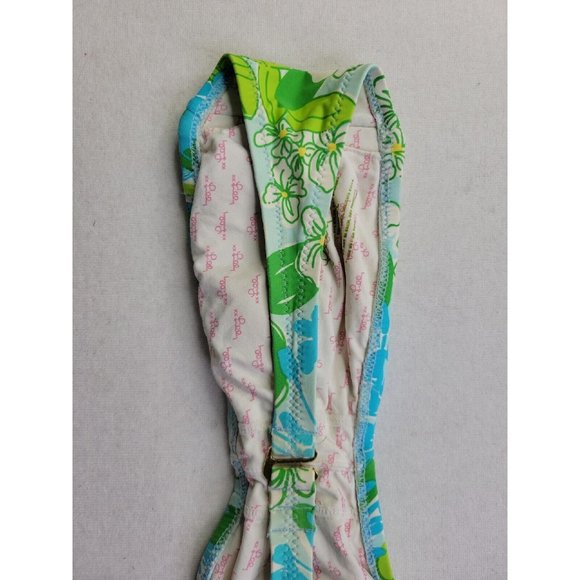 LILLY PULITZER "Keene" Bandeau Convertible Bikini Top Size Small No Straps - Picture 4 of 11